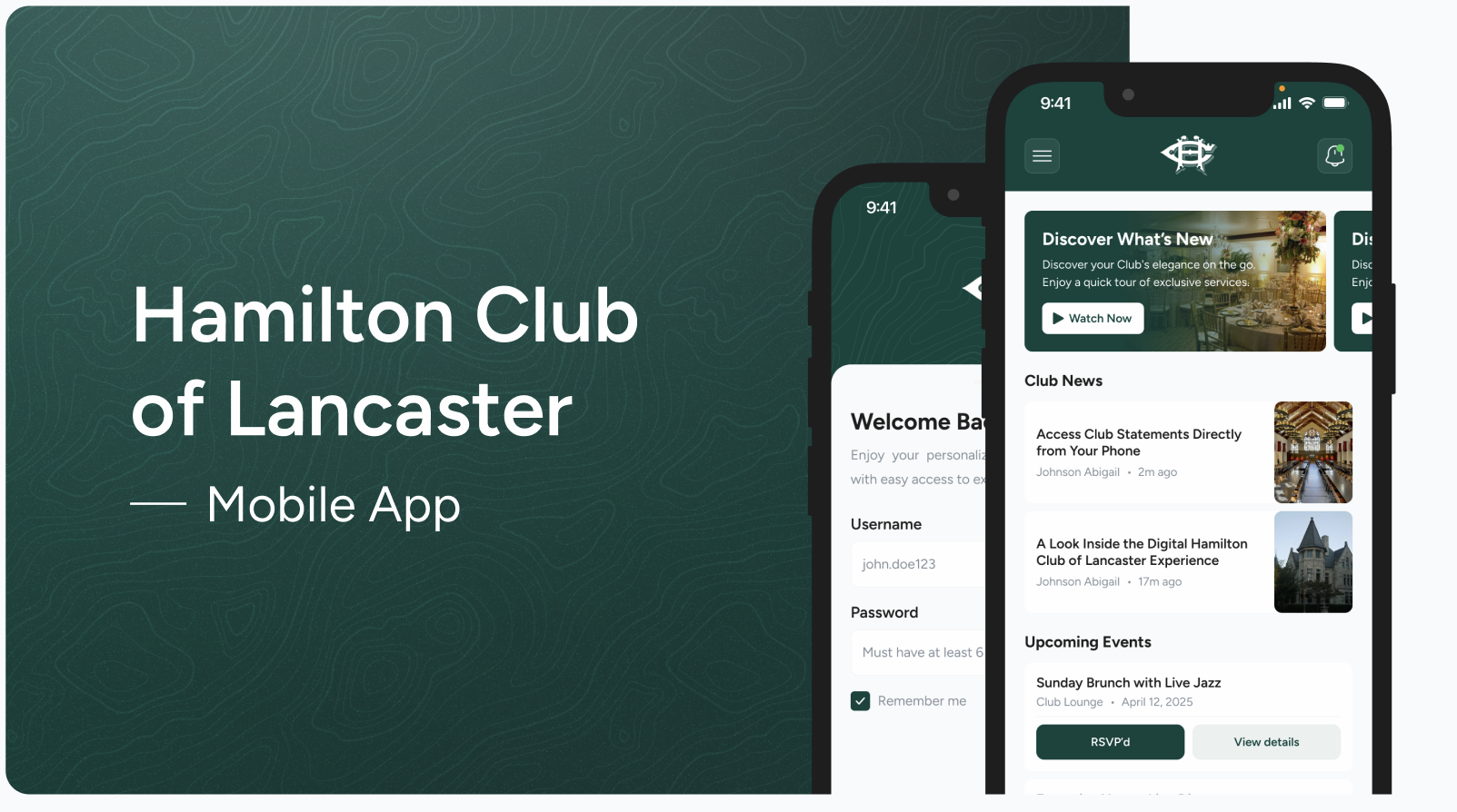 E-Hamilton Club of Lancaster Screenshot